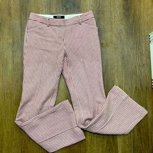 Pink wool trousers